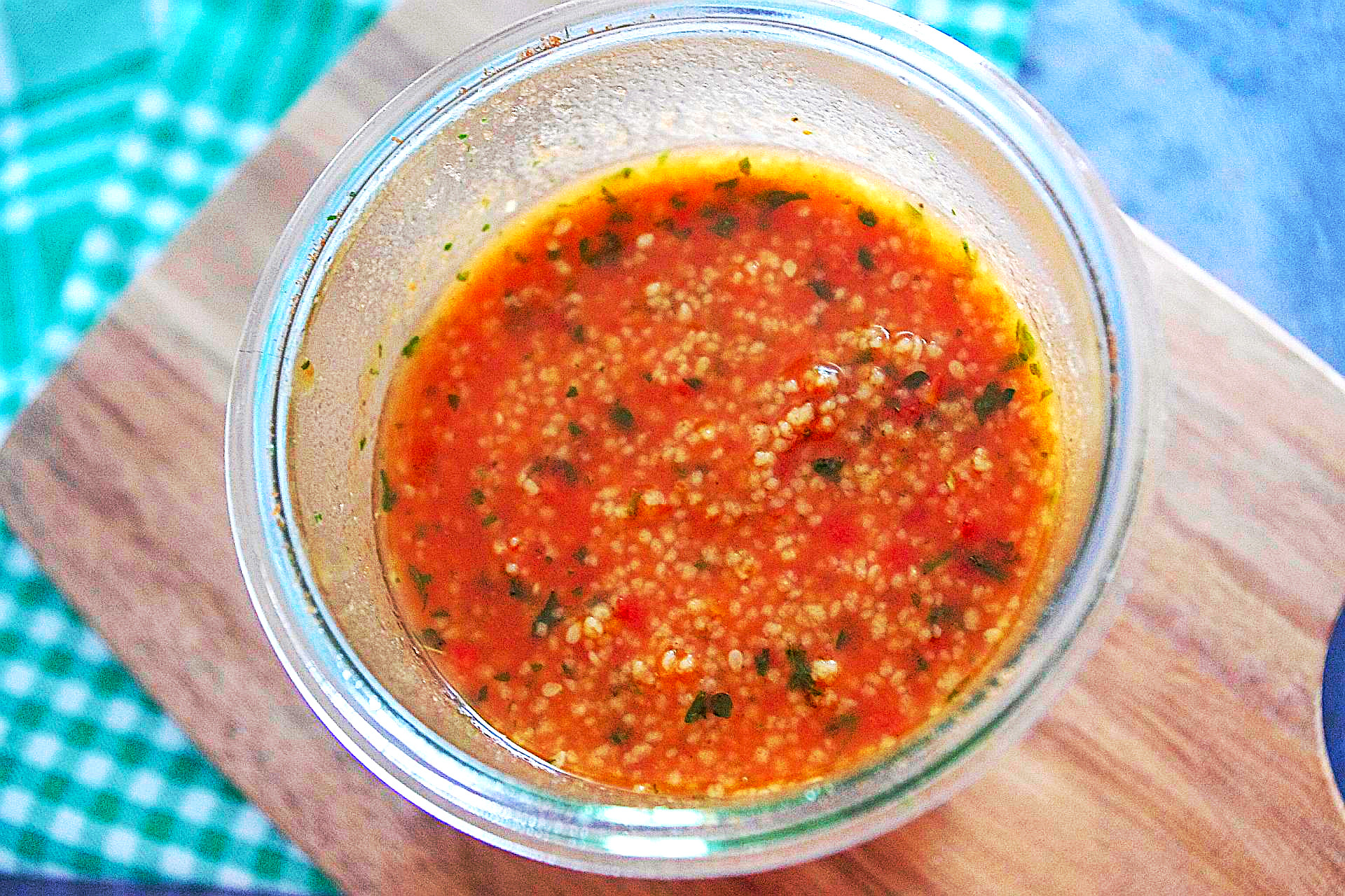 5-Minuten Tomaten-Couscous