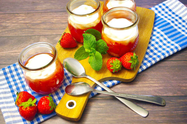 SOS Erdbeer-Dessert