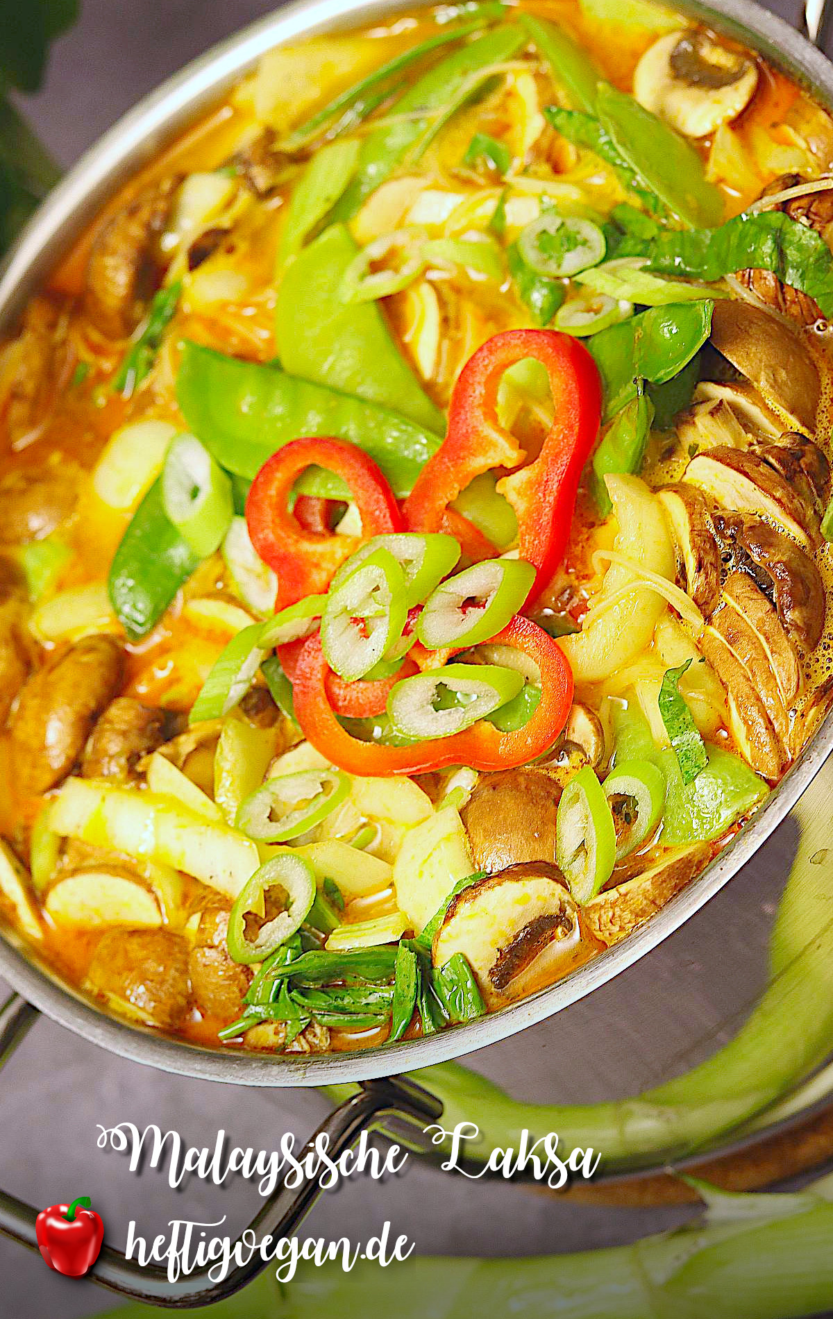 Laksa (Malaysische Chili-Suppe) auf Pinterest