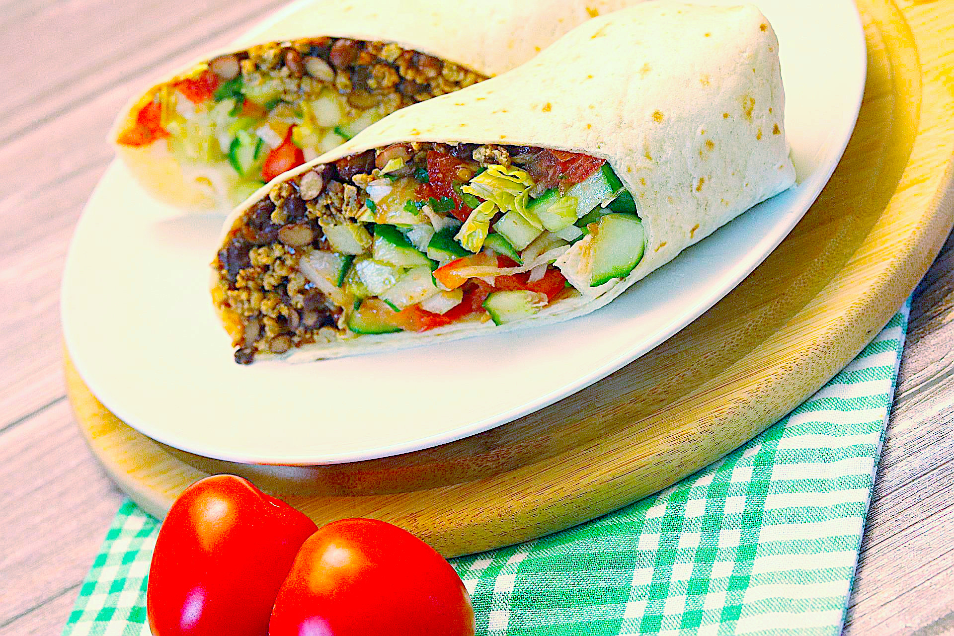 Vegane Frühstücks-Burritos