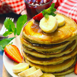 American Pancakes (vegan)
