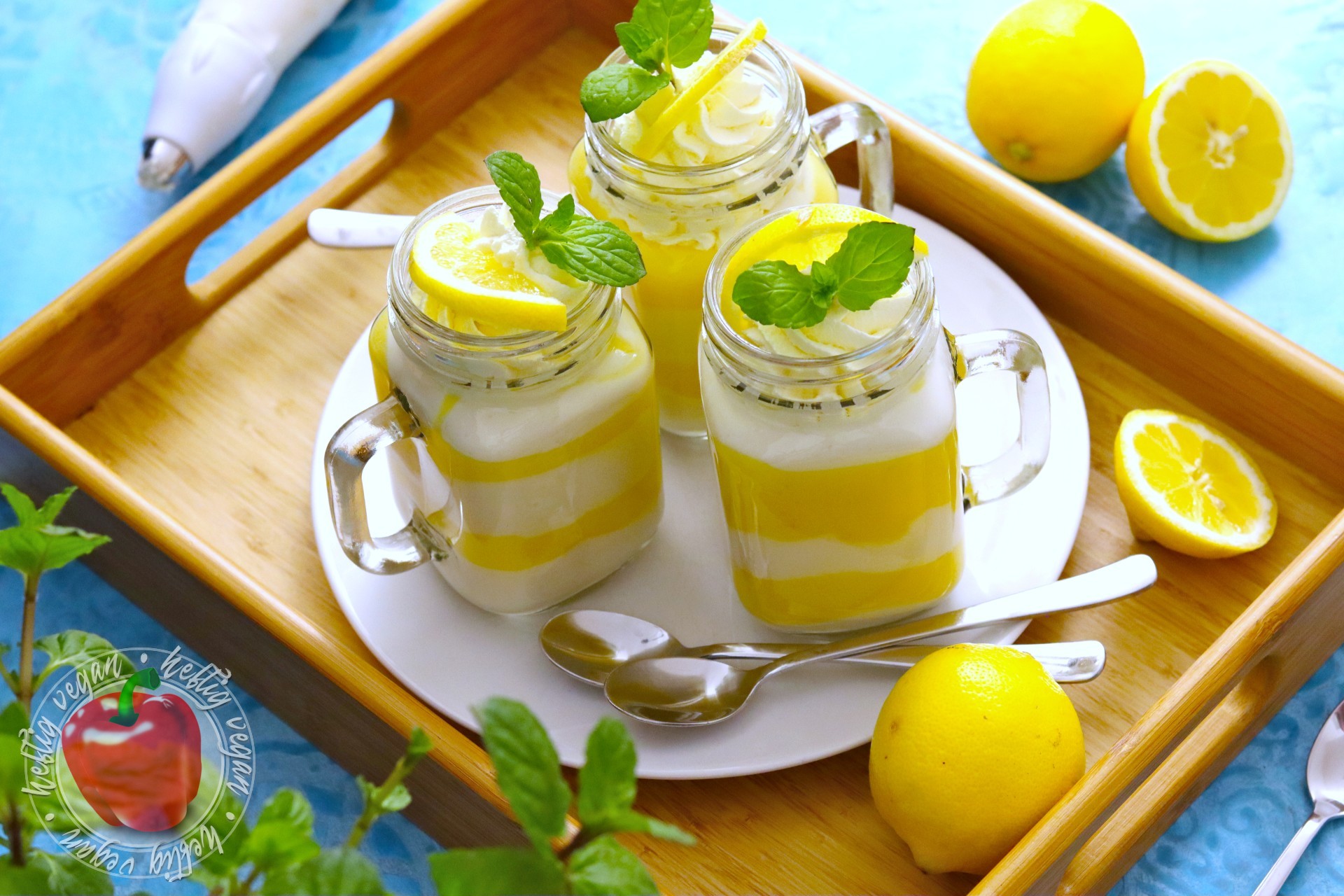 Zitronen-Schicht-Creme