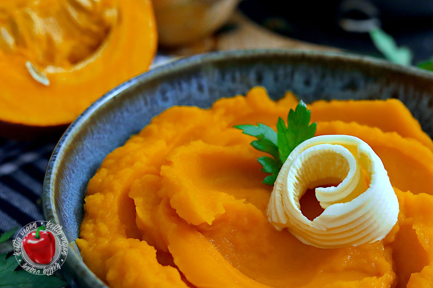 Cremiges Kürbispüree - HeftigVegan