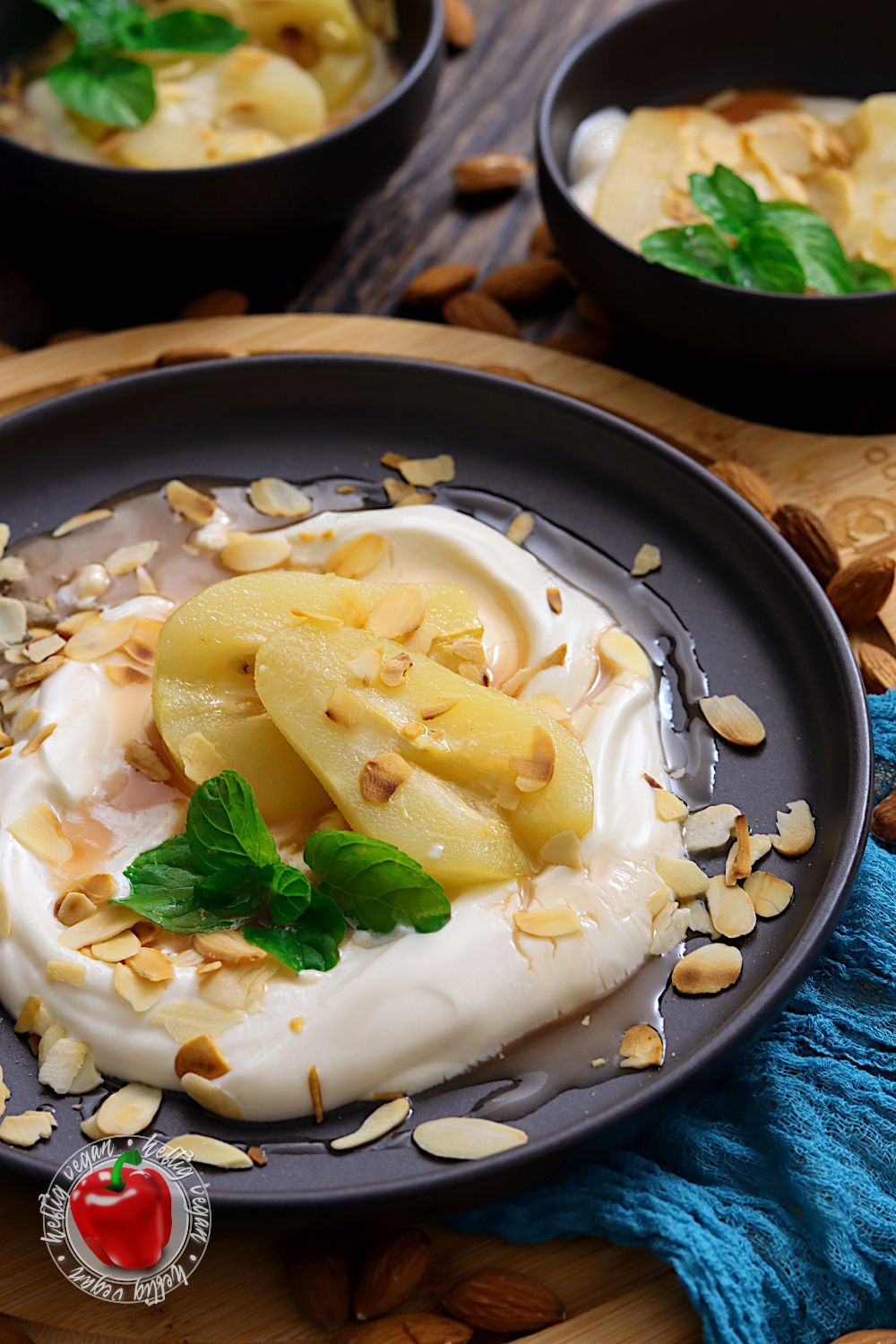 Dessert Mit Birnen Und Joghurt