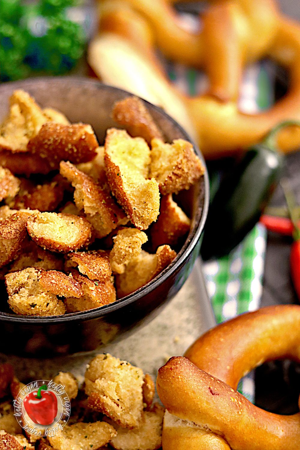 Schälchen mit Pretzel Pieces