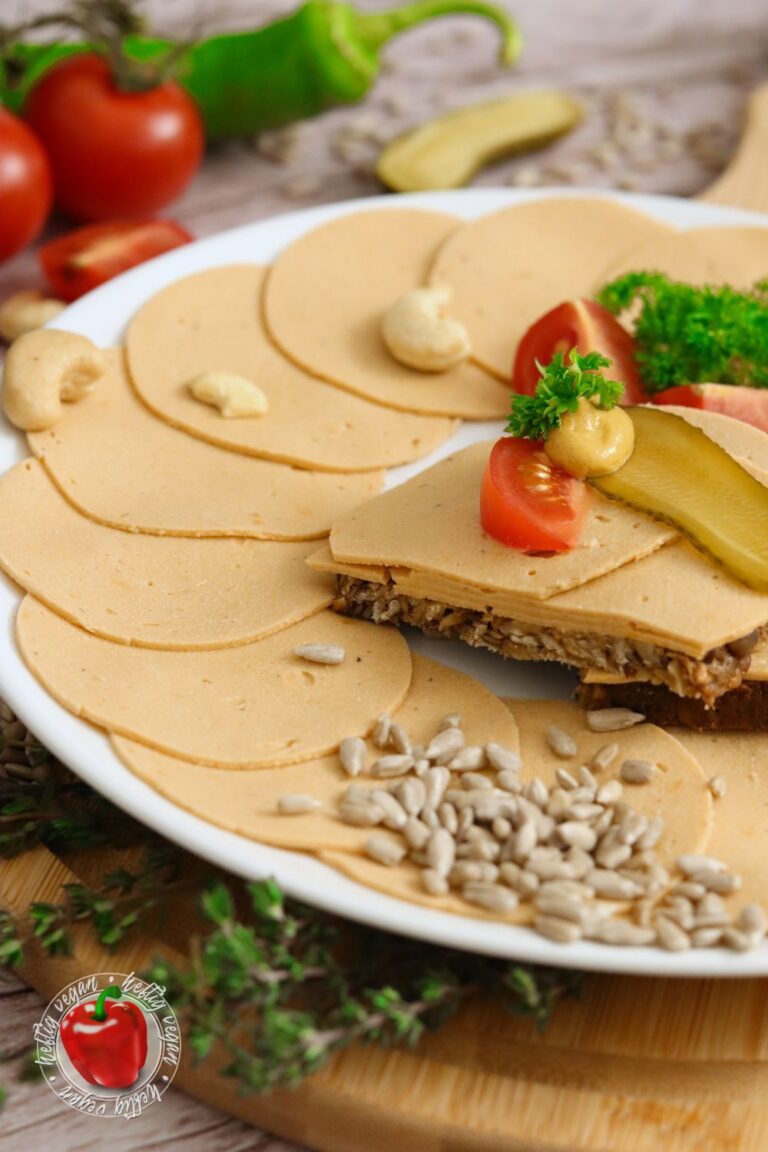 Vegane Lyoner (Aufschnitt nach Art einer Lyoner) - HeftigVegan