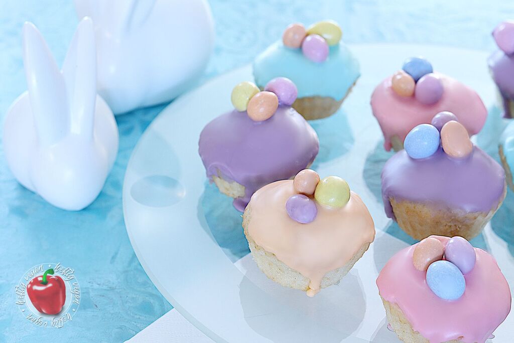 vegane Ostermuffins, Kleinaufnahme