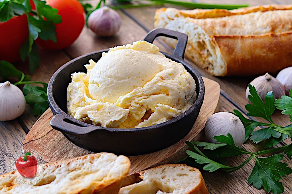 vegane Knoblauchbutter